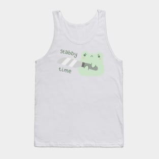 Stabby Time Frog Tank Top